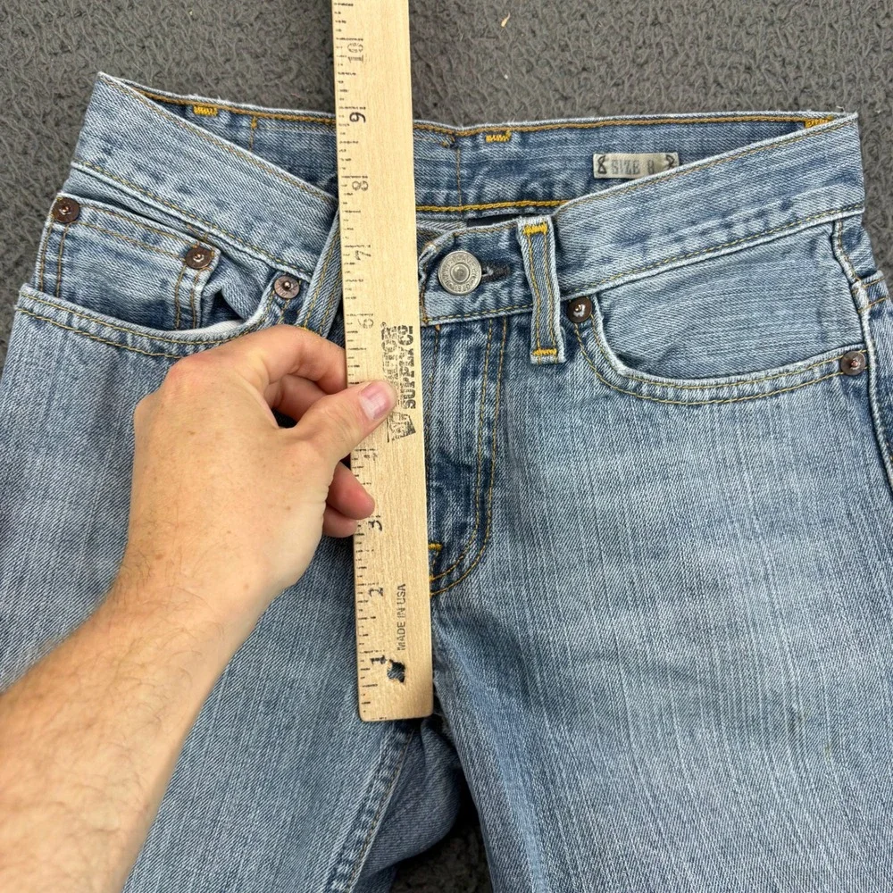 Polo Ralph Lauren Kids Size 8‎ Blue Denim Jeans Straight Leg Faded Distressed